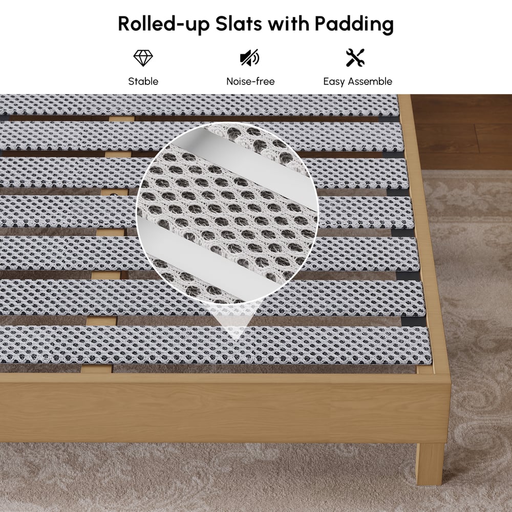 Modern Solid Wood King Upholstered Bed & 2 Drawer Ash Wood Nightstand Set Modern Solid Wood King Upholstered Bed & 2 Drawer Ash Wood Nightstand Set window image