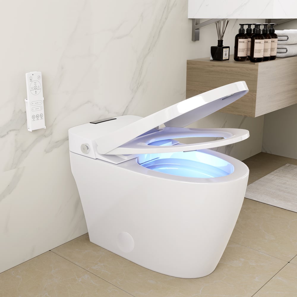 Questions and Answers for Hynova AX4 Smart Bidet Toilet with Foot Sensor Flushing 1.32 GPF