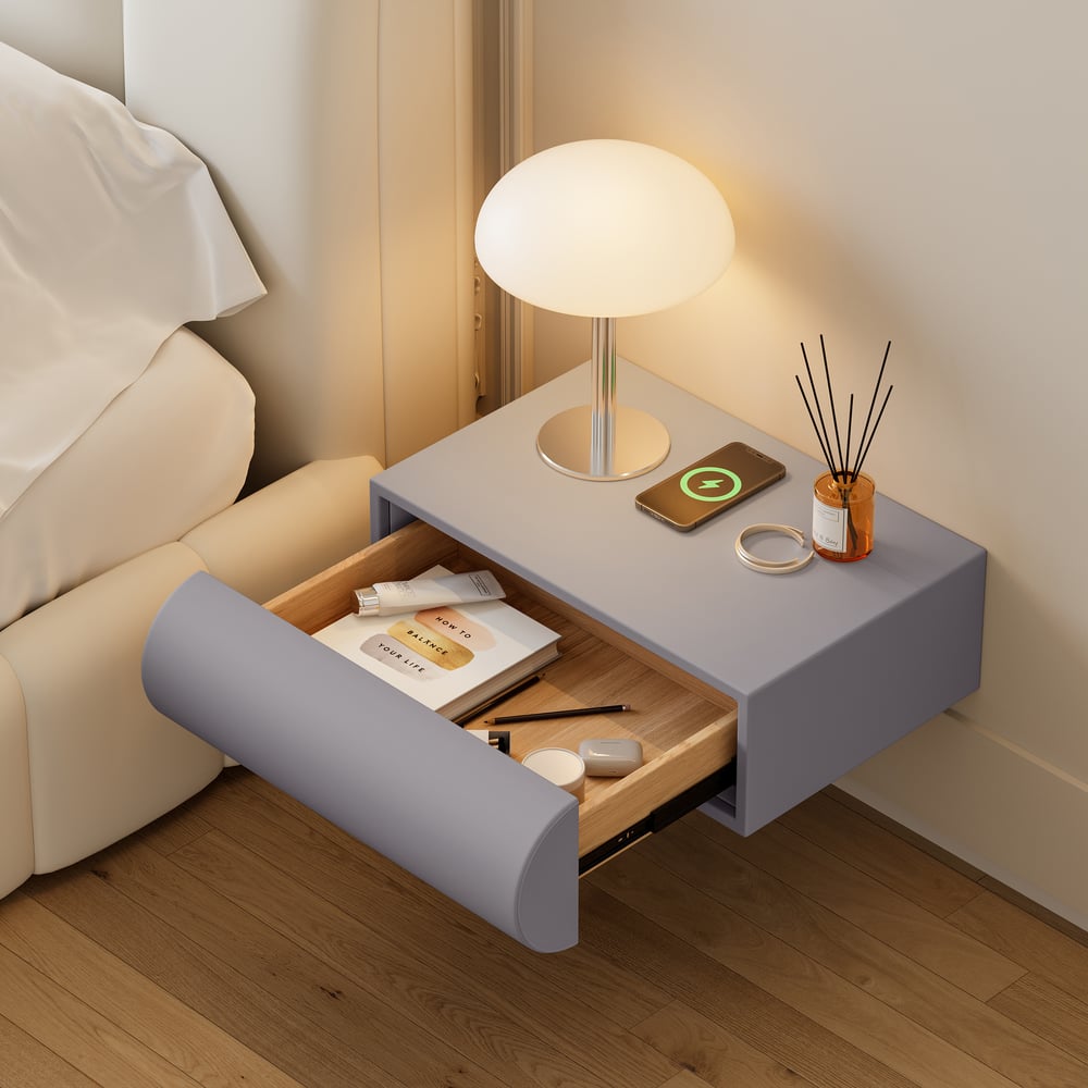 Questions and Answers for Humply Leather Floating Smart Nightstand with Drawer
