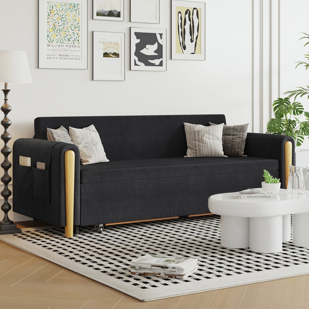 Hodnocení zákazníků pro položku černá manželská rozkládací pohovka