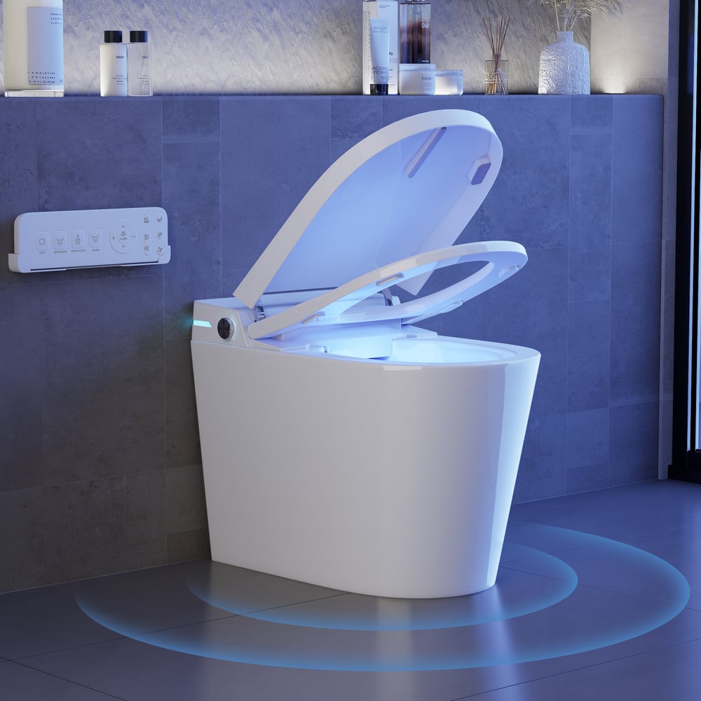 Avis Clients sur Toilette à bidet intelligente compacte Fitro H2 avec chasse d'eau automatique et stérilisation UV
