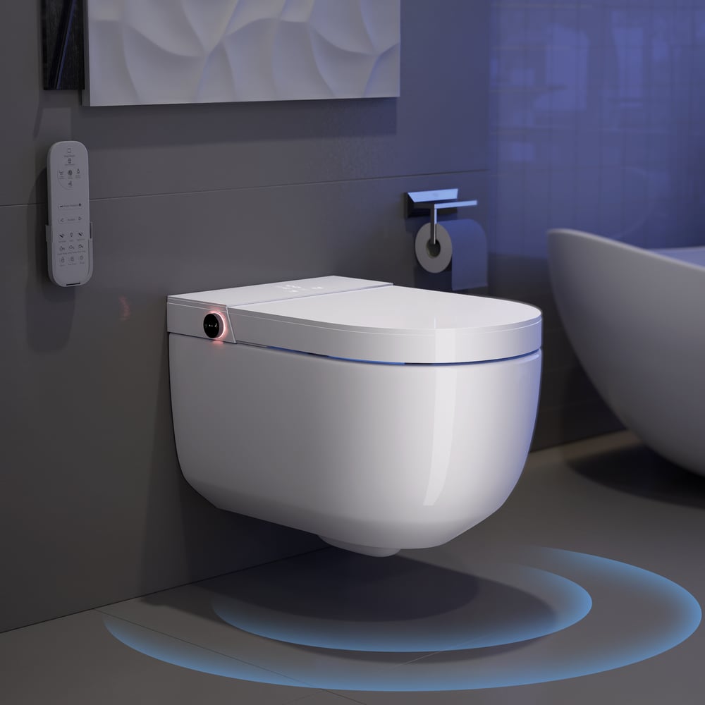 Domande e risposte per WC automatico Smart Bidet a parete con sterilizzazione UV e doppio scarico