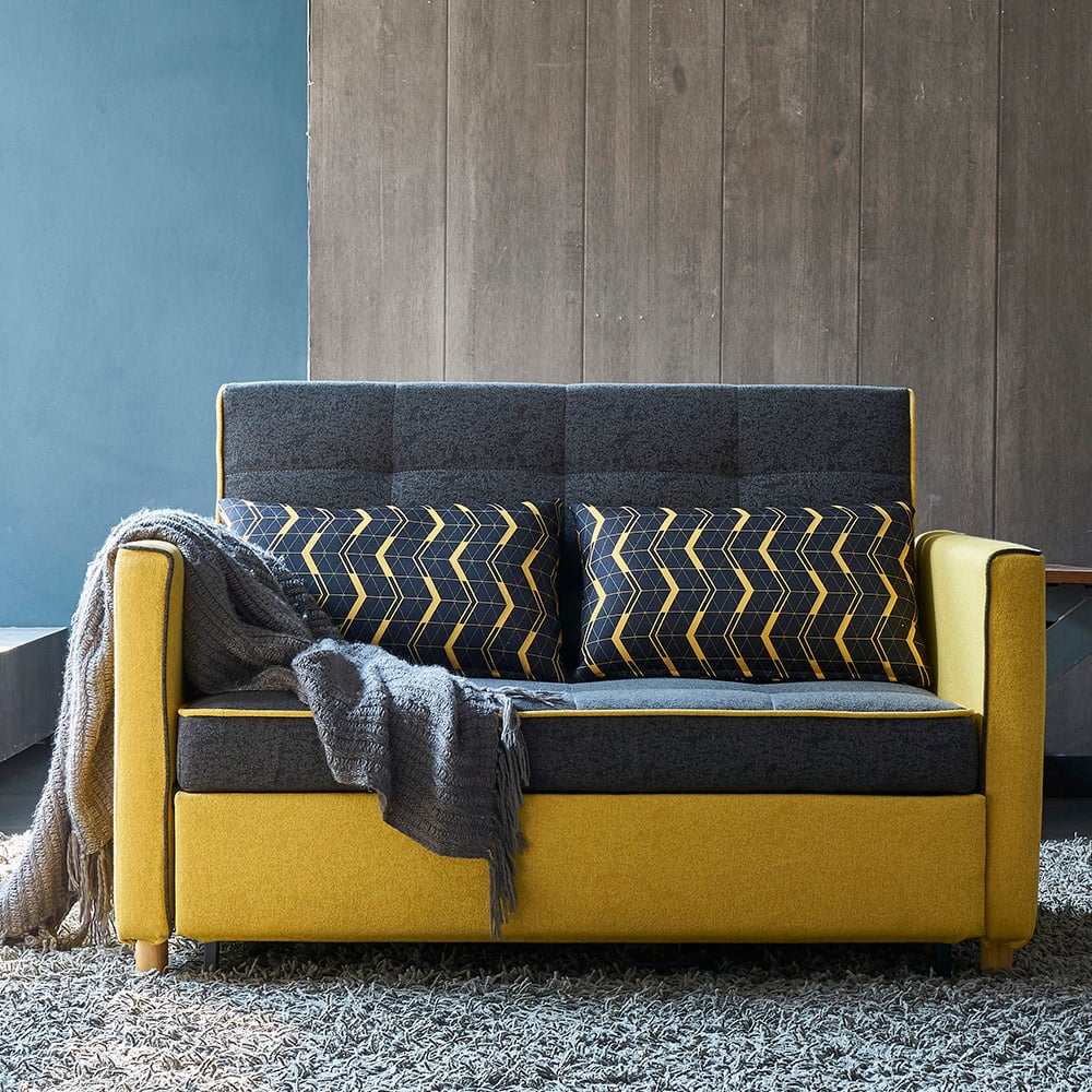 Recensioni dei clienti per Sedia da divano letto in lino da 55" completa a 2 posti