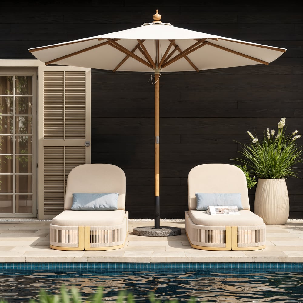 Customer Reviews for 77.2" Aluminium & Rope Weave Reclining Lounge Chair in Ivory