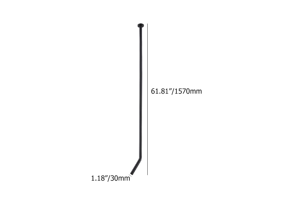 Matte Black Touchless Ceiling Bathroom Sink Faucet Single Hole Electronic Solid Brass weights dimensions image