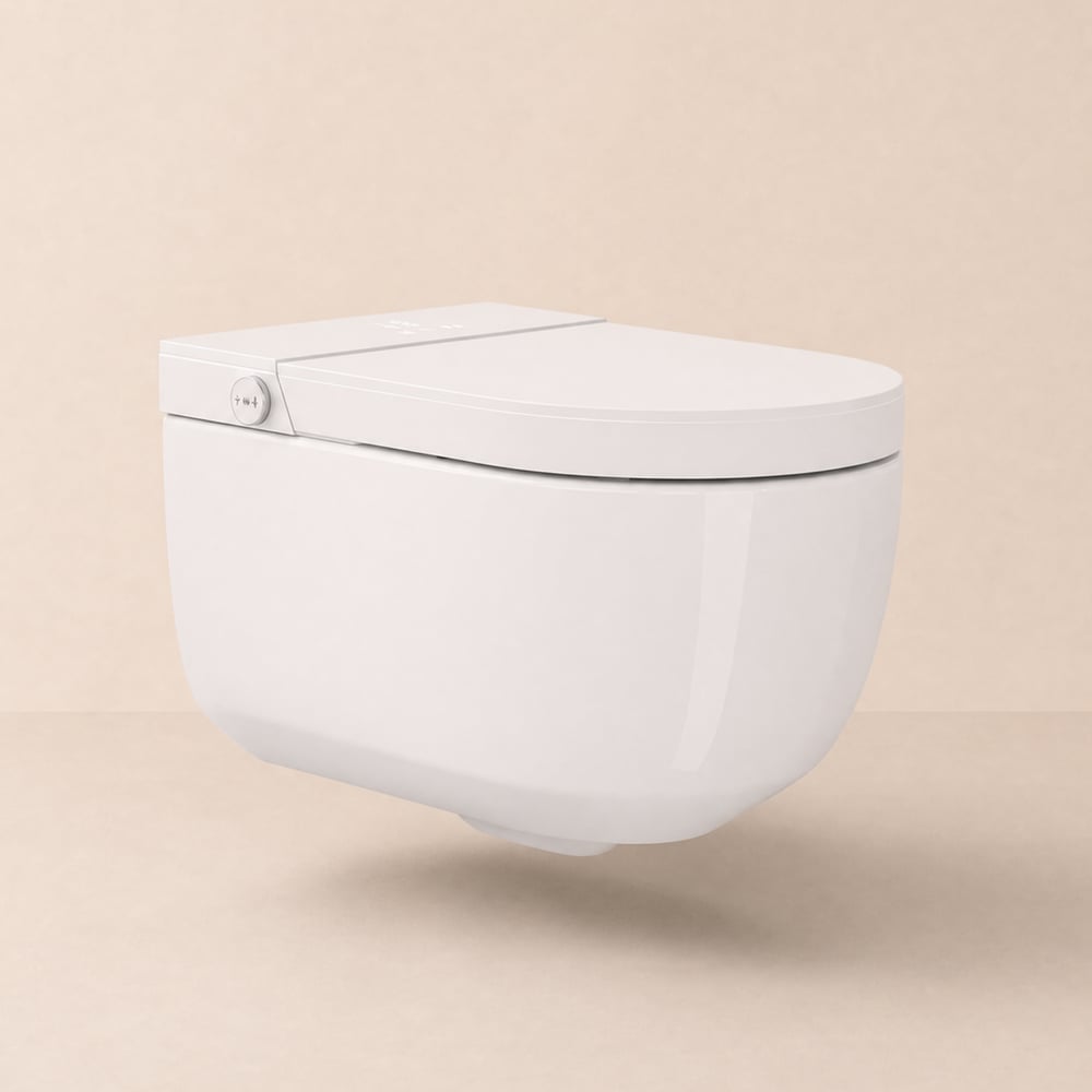 Automatic Wall-Mounted Smart Bidet Toilet with UV Sterilization and Dual Flush window image