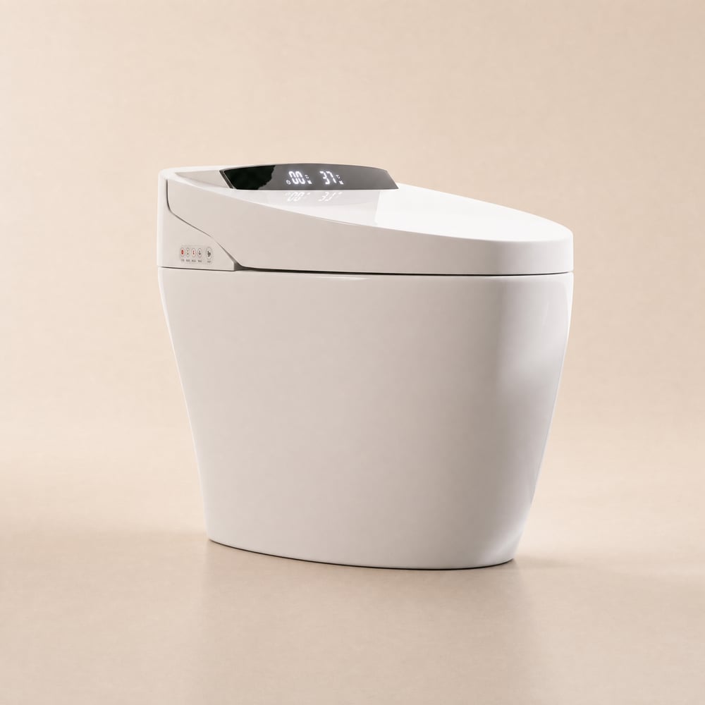 Hynova AX1 Automatic Smart Bidet Toilet with Pre-Moistened | Night Light window image