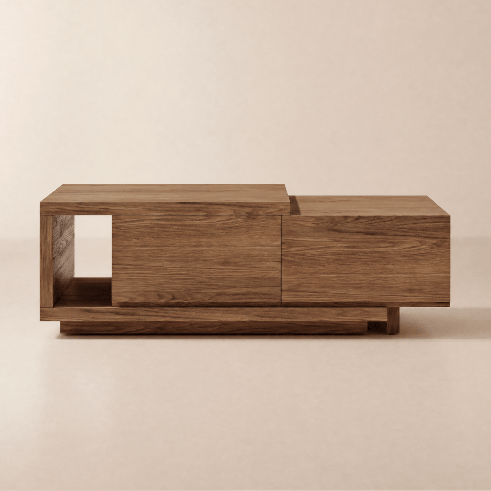 Quoint 120 - 175 cm Extendable Coffee Table with 2 Drawers window image