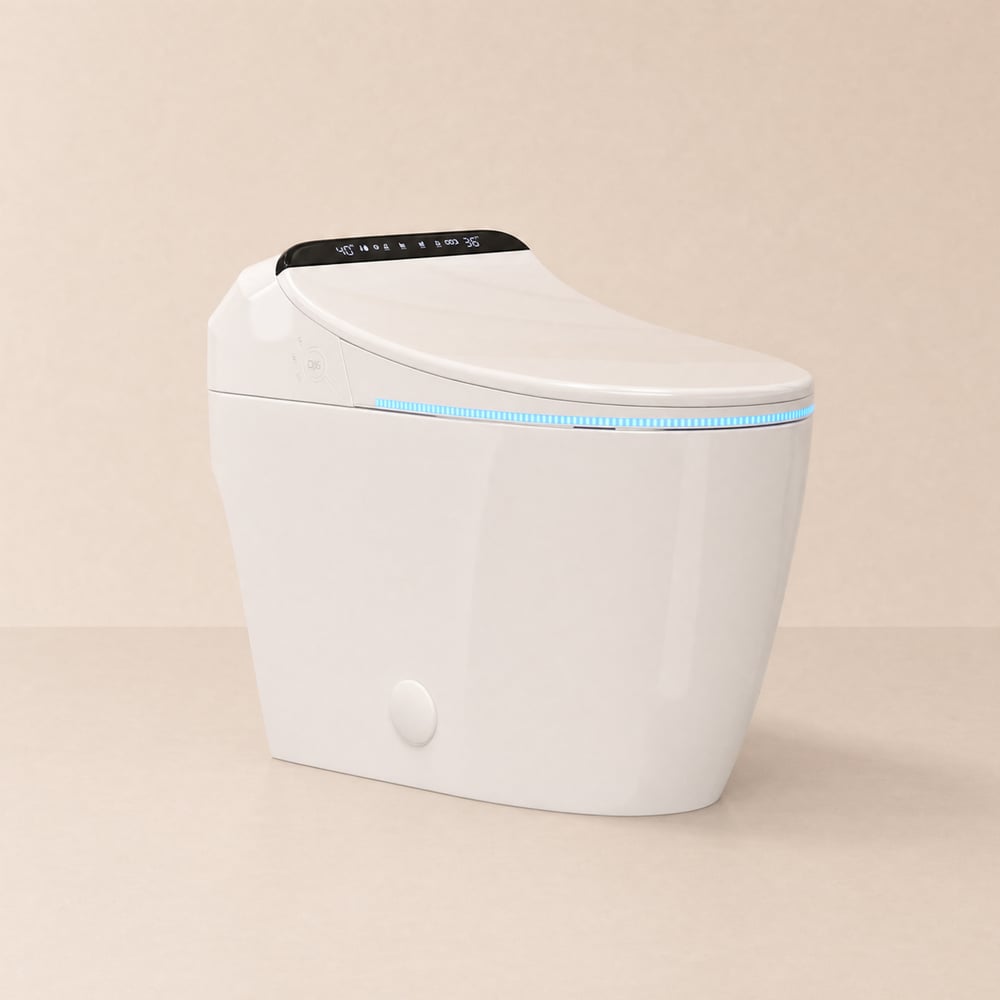 Hynova AX2 Pro Automatic Smart Bidet Toilet with Aromatherapy White 4.8L window image