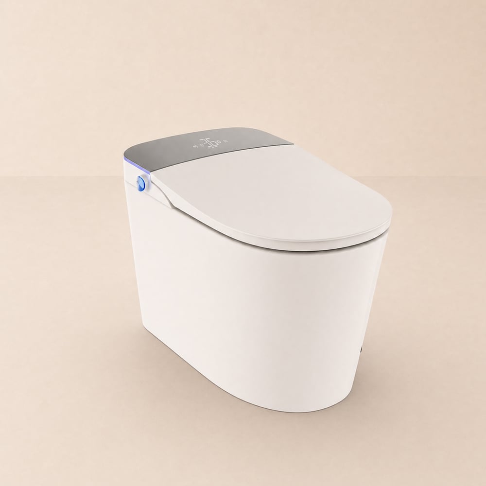 Hynova AX7 Automatic Smart Bidet Toilet with Built-in Tank, UV Sterilization window image
