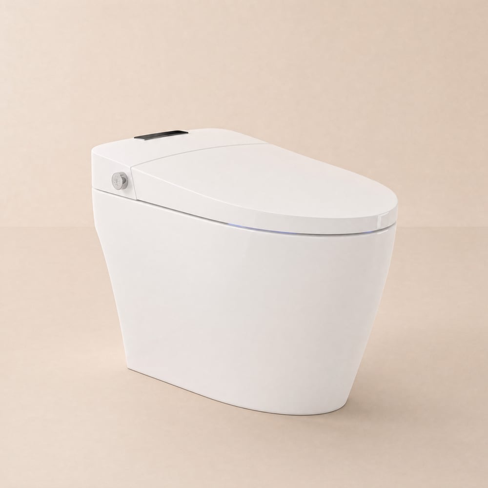 Hynova AX4 Smart Bidet Toilet with Foot Sensor Flushing 1.32 GPF window image