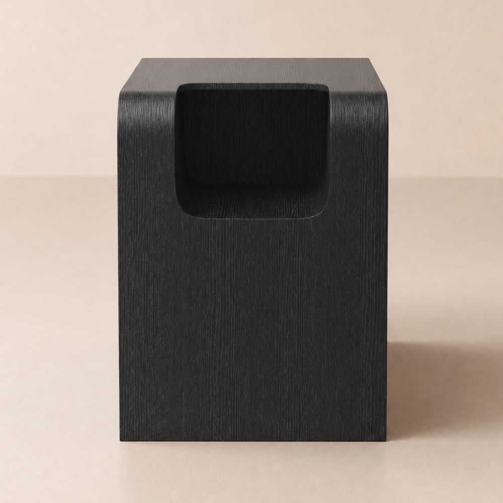 Modern 61 cm Black Multi-Purpose End Table with Magazine Rack window image