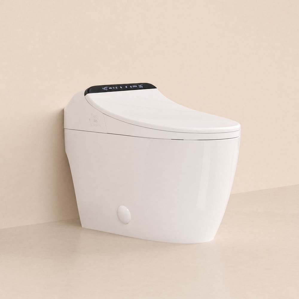 Hynova AX2 Pro Automatic Smart Bidet Toilet with Aromatherapy White 4.8L window image