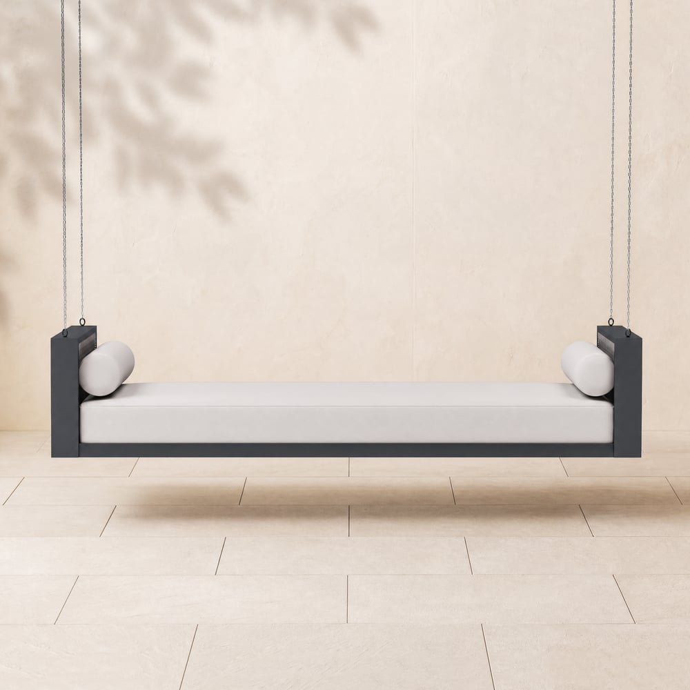 Outdoor Garden Swing Daybed with Cushion window image