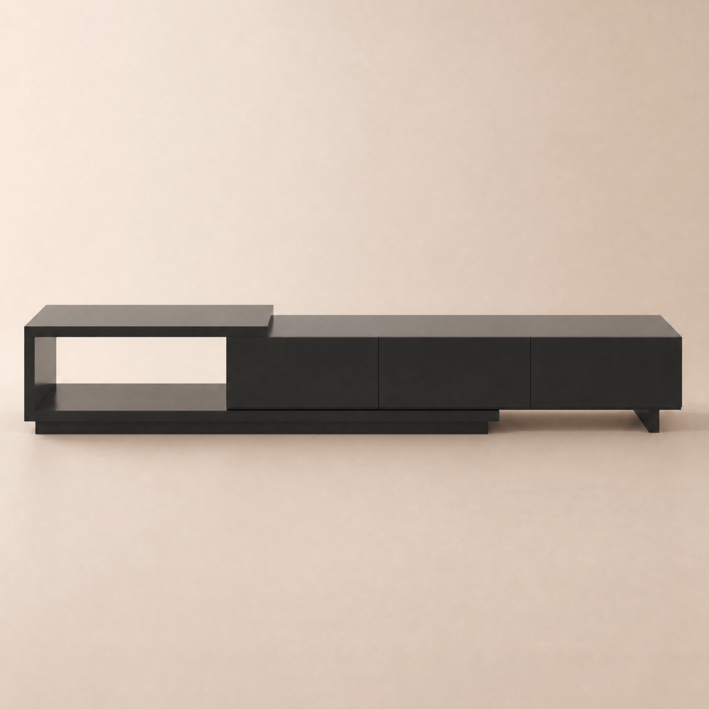 Mobile TV Quoint Allungabile 179-255 cm con 3 Cassetti Immagine della finestra
