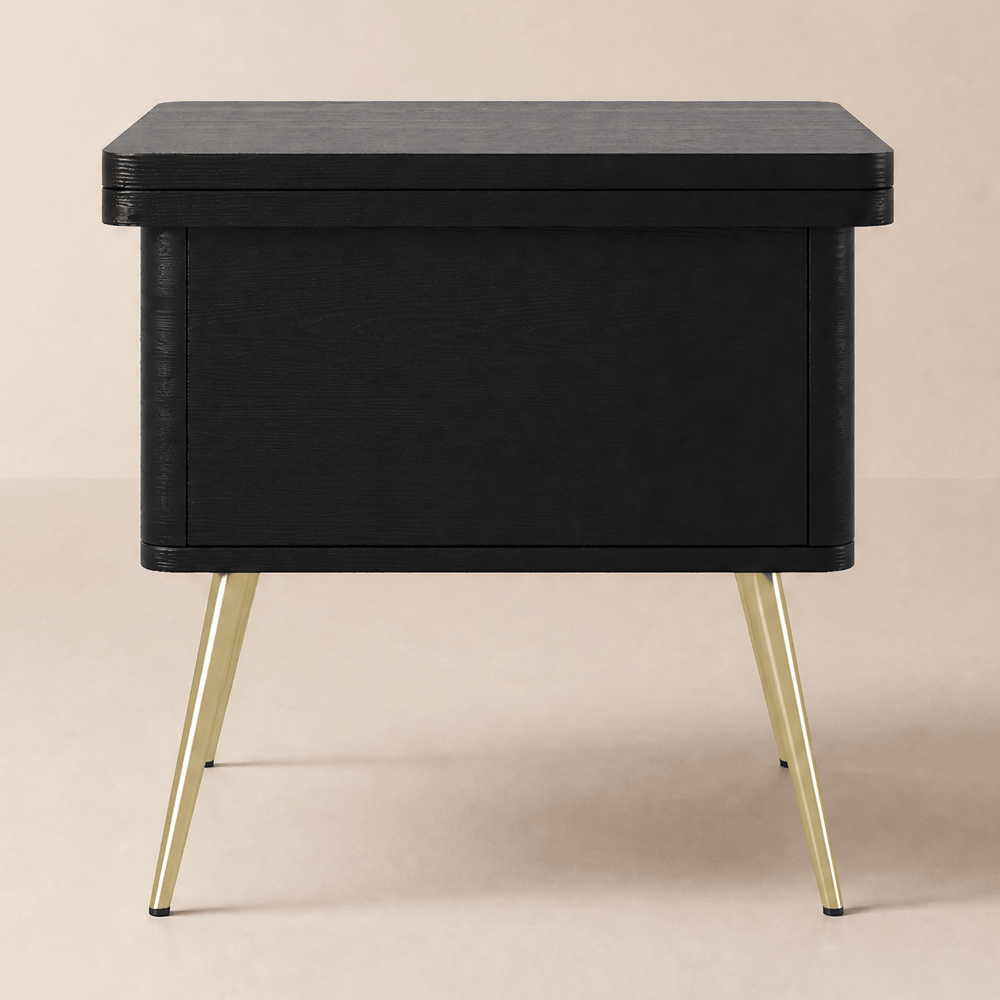 Modern 55 - 110 cm Black Lift-Top Extendable Coffee Table with Storage window image
