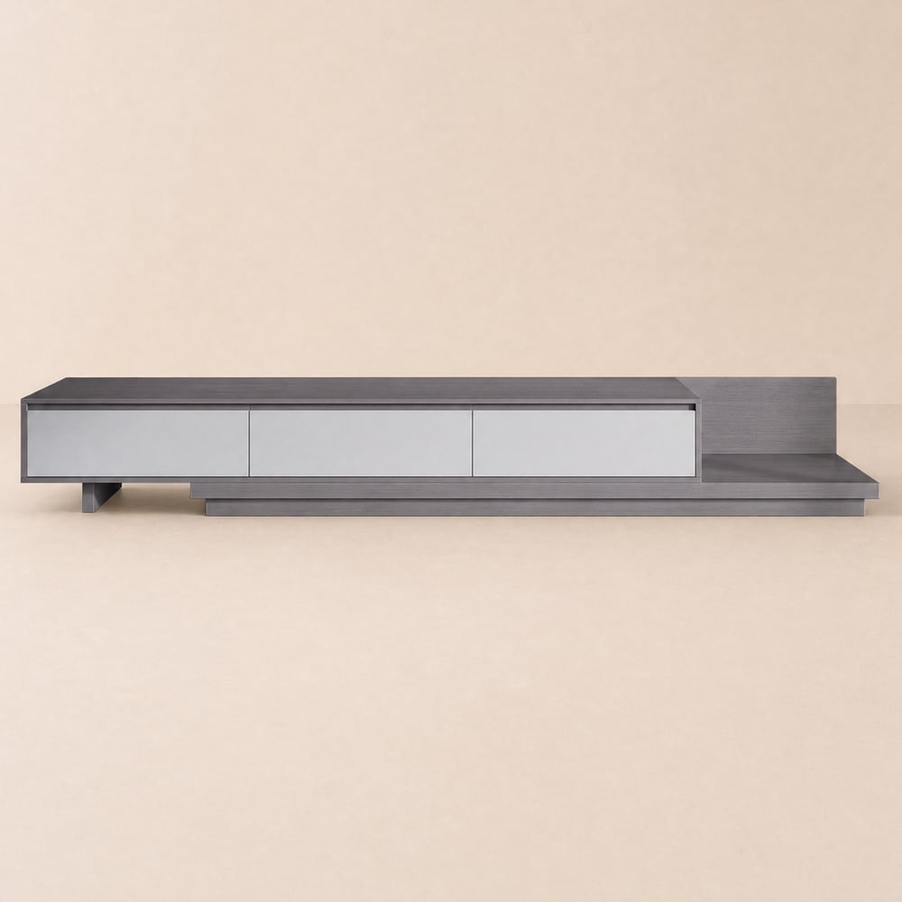 Fero Minimalistic TV Lowboard, Extendable from 2000 mm to 3600 mm window image