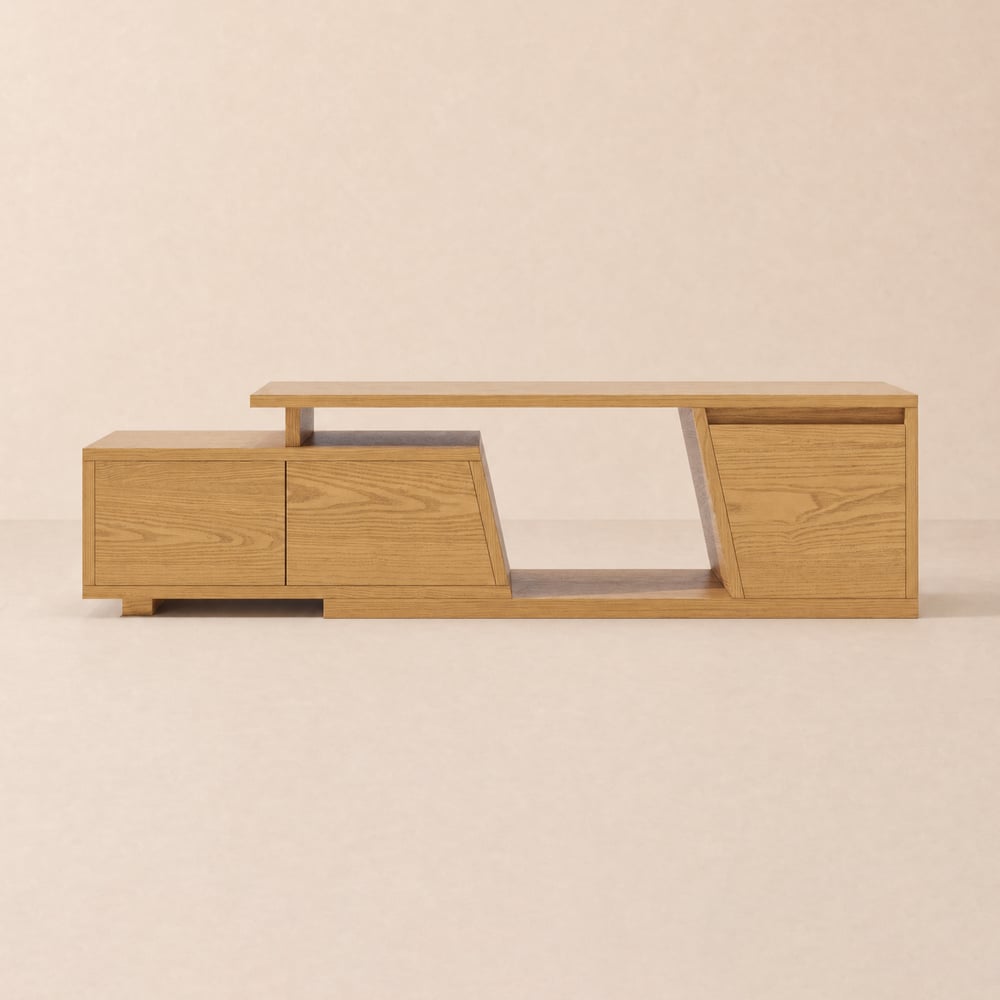 Fero 120 - 180 cm Extendable TV Stand with 3 Drawers window image