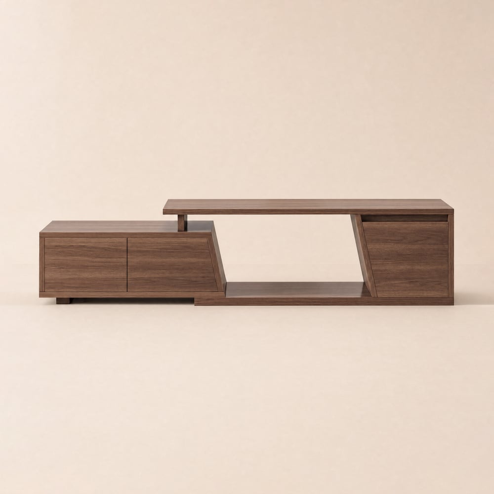 Fero 120 - 180 cm Extendable TV Unit with 3 Drawers window image
