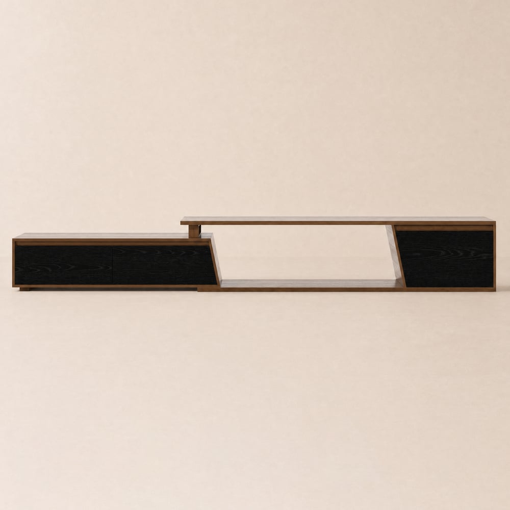 Fero 180 - 280 cm Extendable TV Unit with 3 Drawers window image