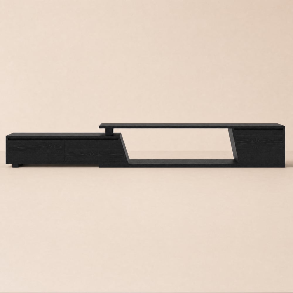 Fero 180 - 280 cm Extendable TV Unit with 3 Drawers window image