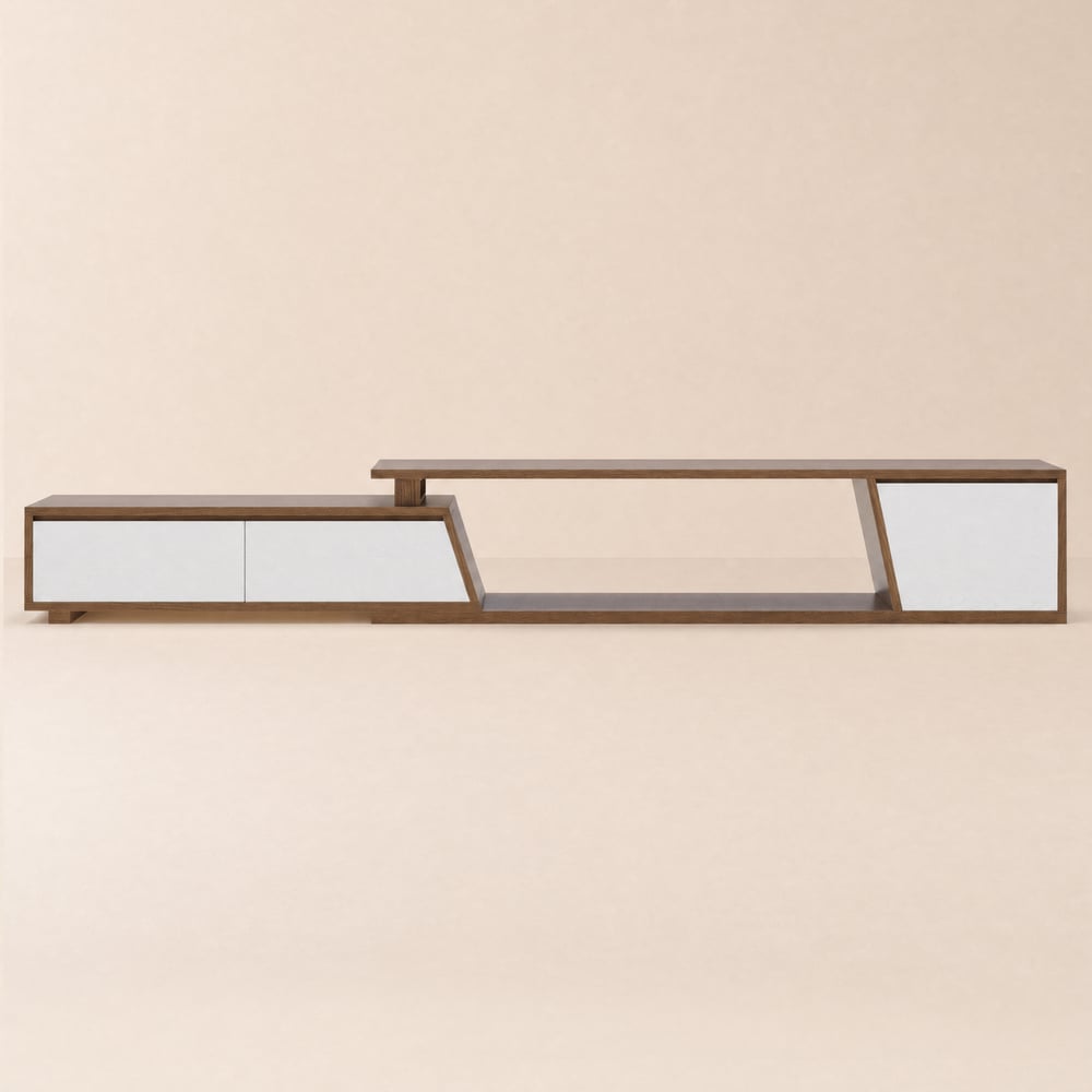 Fero 180 - 280 cm Extendable TV Unit with 3 Drawers window image