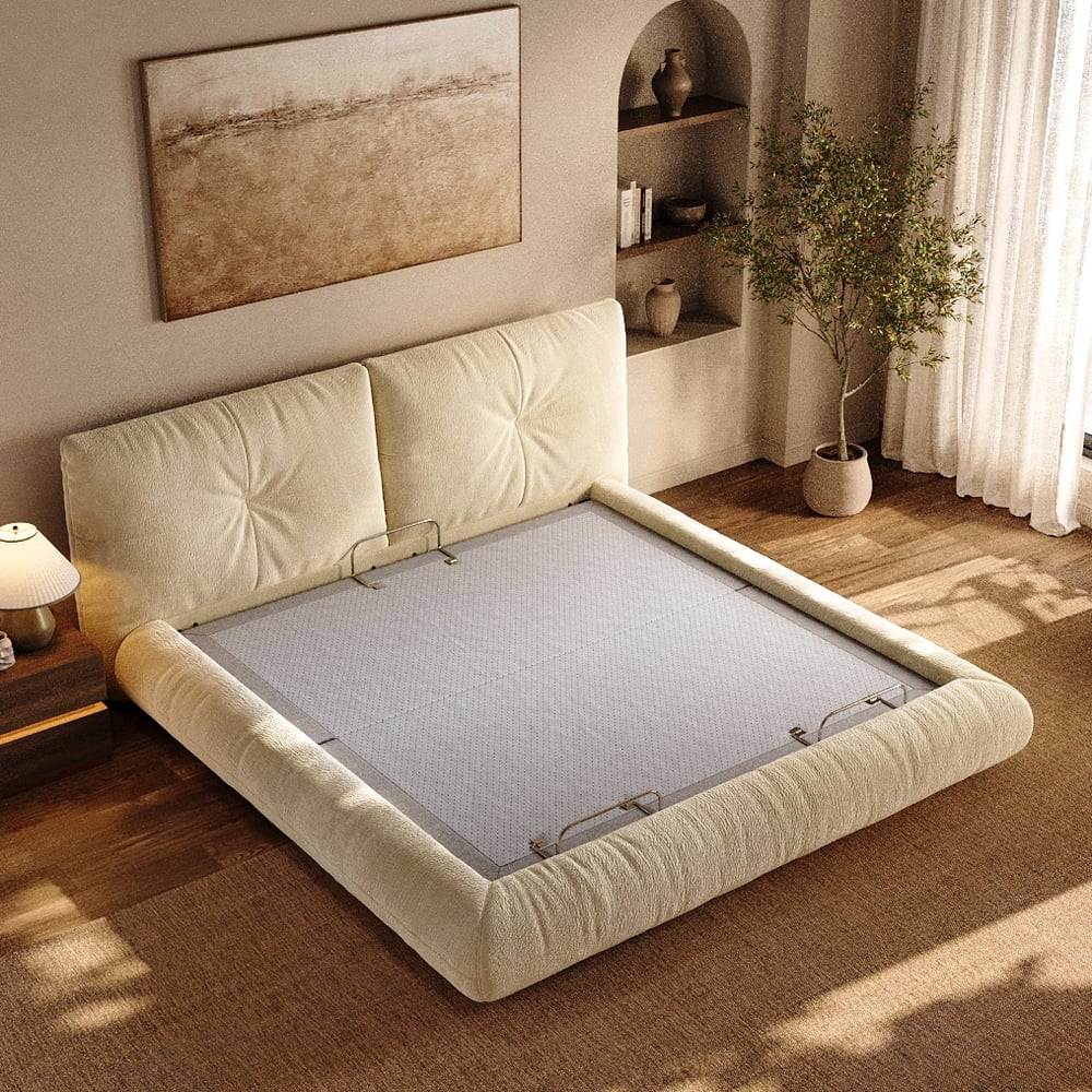 Performance Chenille Smart Bed Set with Adjustable Base, Massage & Zero Gravity. window image