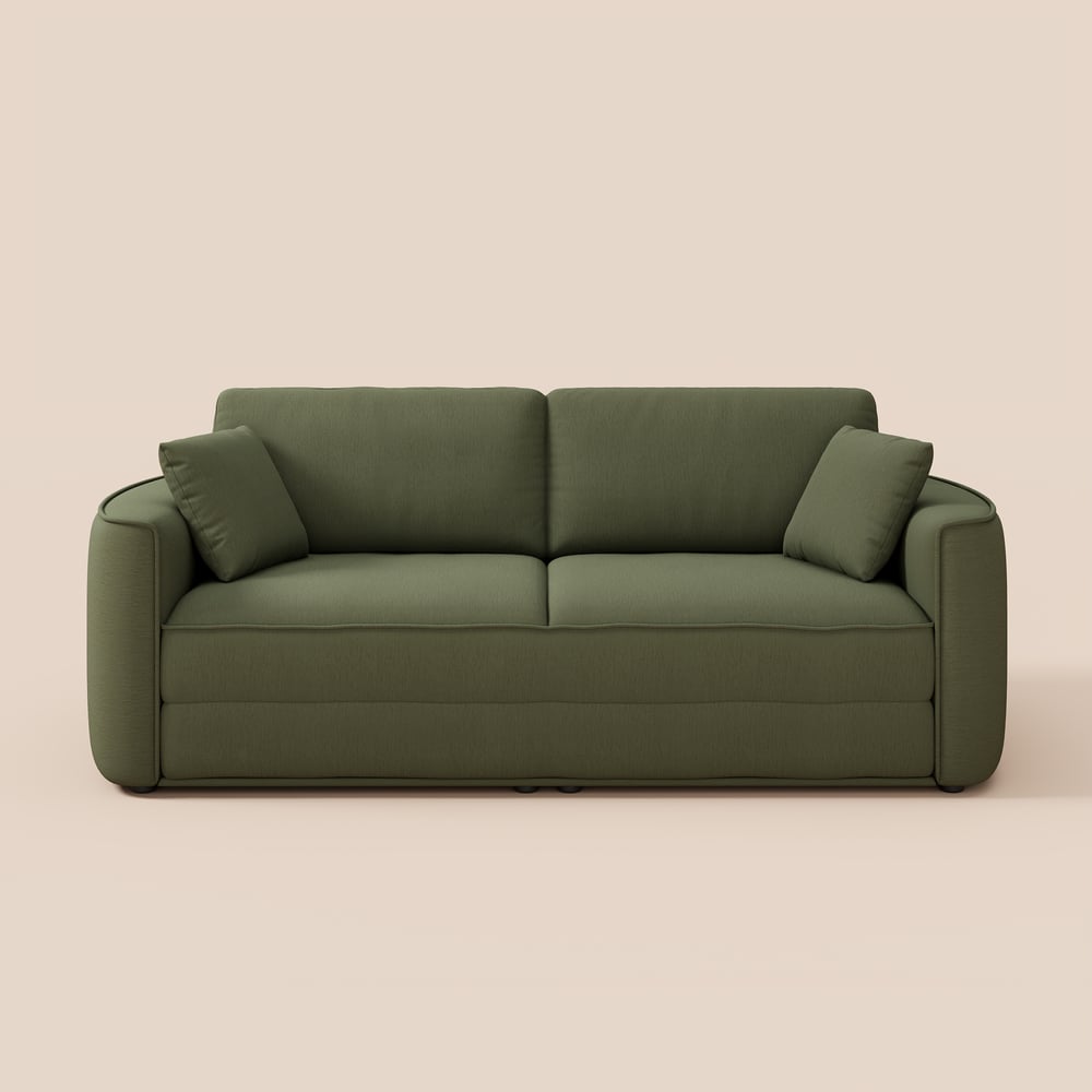 Modern Chenille Sofa Bed with Removable Cover window image