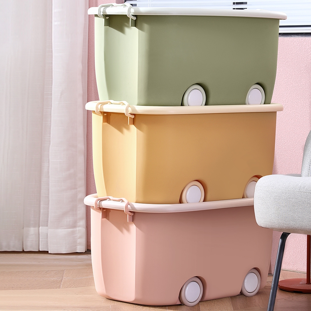 General Storage Box Toy Storage Box with Handle Set of 2 window image