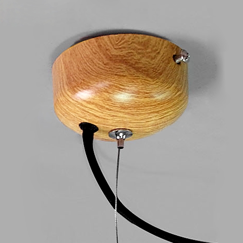 Fairy Minimalist Wood Art Mini Pendant Lamp Single Light window image