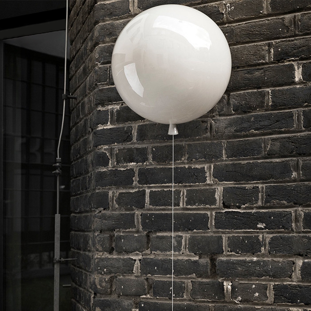 Story Coloré Moderne Ballon Petit Applique Mural 1-Ampoule Blanc image de fenêtre