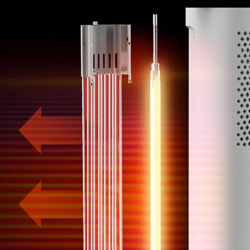 Carbon Infrarood Verwarmer Binnen/Buiten Staande Verwarming 800w Elektrische Terrasverwarmer Commercieel/Residentieel Vensterafbeelding
