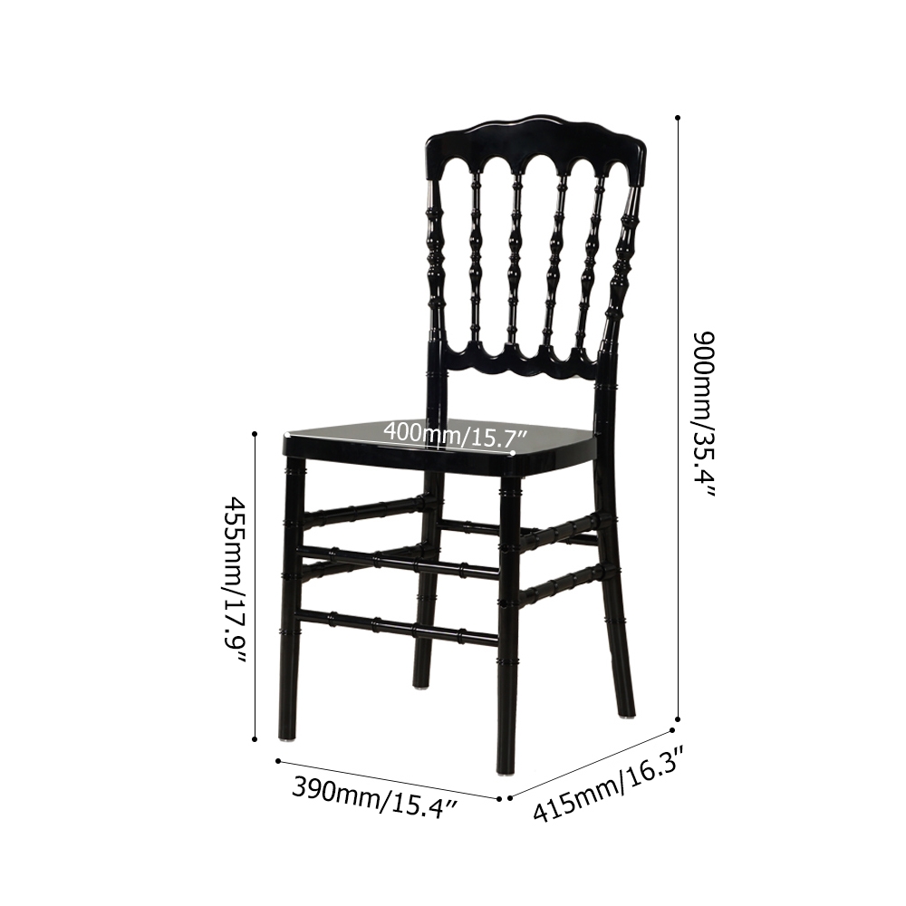 Modern Acrylic Dining Chair PC Material Dining Chair window image