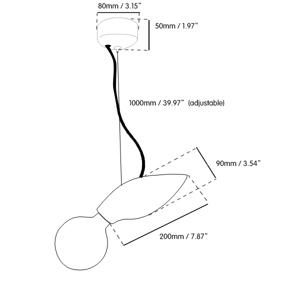 Fairy Minimalist Wood Art Mini Pendant Lamp Single Light window image