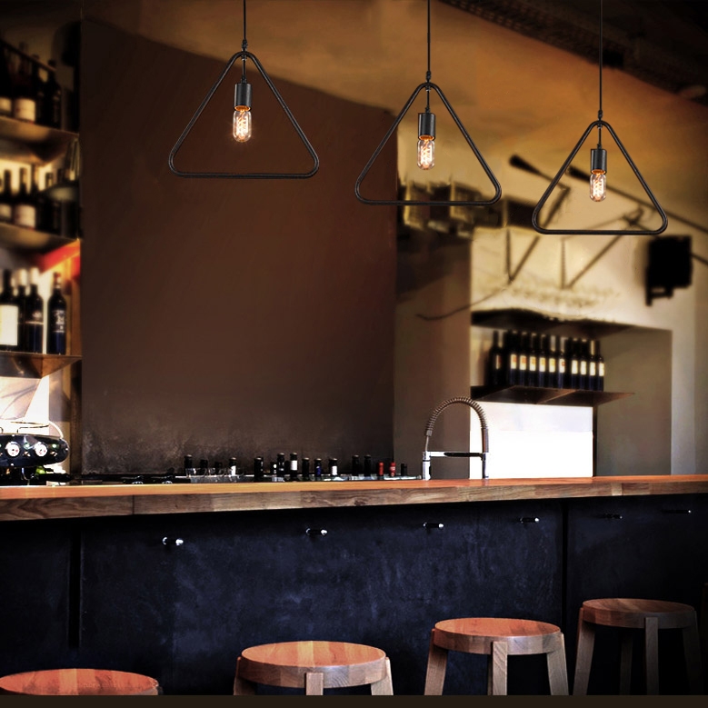 Industrial Loft Black Rust Metal Vintage Edison Bulb Pendant Light C window image