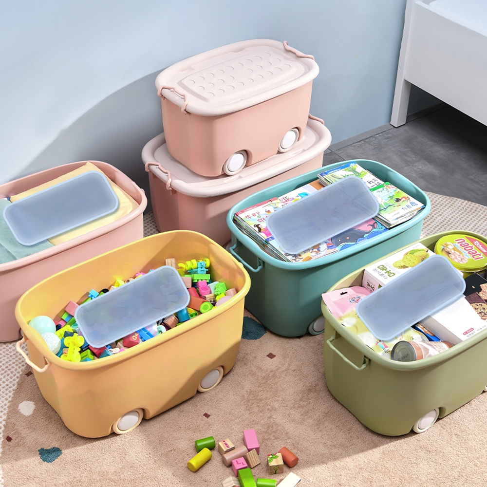 General Storage Box Toy Storage Box with Handle Set of 2 window image