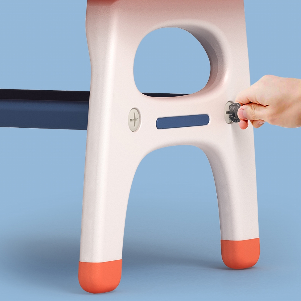 Kids Play Table and Chair 2 Chairs Set Plastic window image