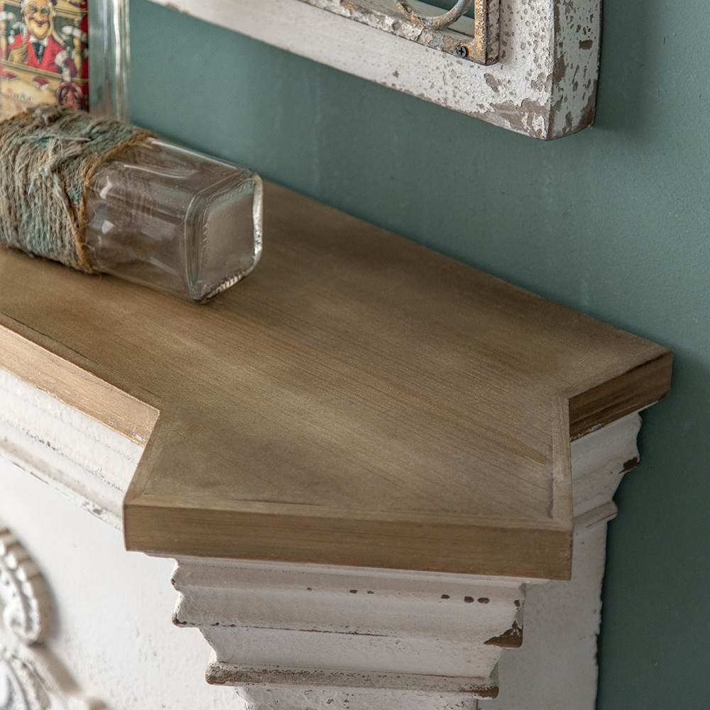 55" Retro Console Table Wooden Top Entryway Table window image