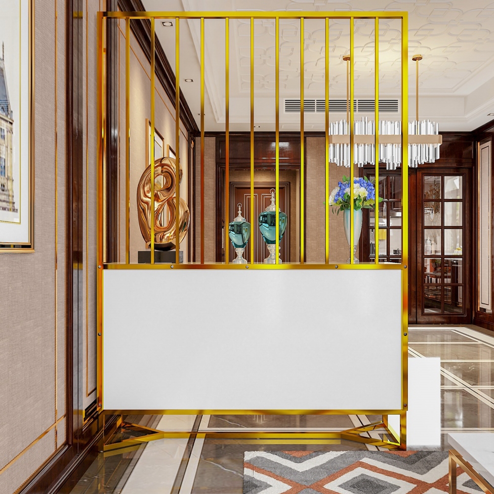 Modern Orange Sideboard Cabinet With Doors Hand-painted Entryway and Kitchen window image