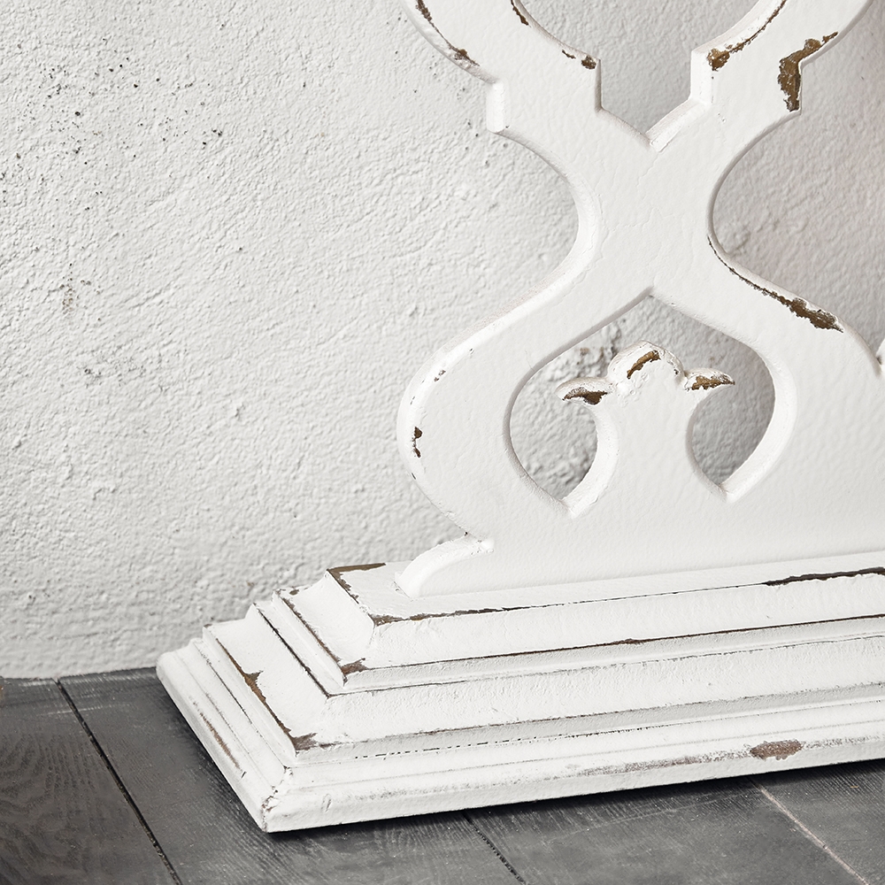 Porchway Fench Country 55.9" Narrow Console Table Wooden Top Entryway Table window image