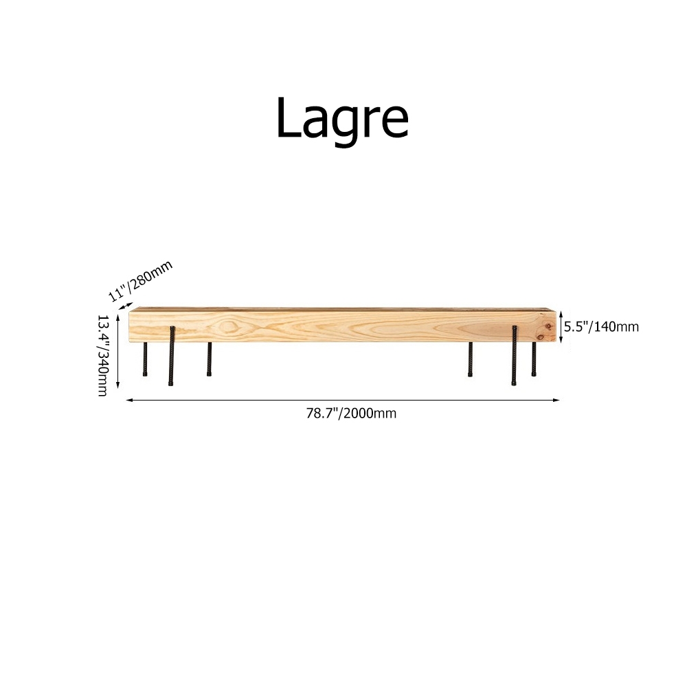 Cottage Natural TV Stand Pine Wood Media Stand for TVs up to 85" in Large window image