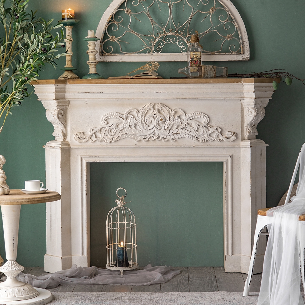 55" Retro Console Table Wooden Top Entryway Table window image