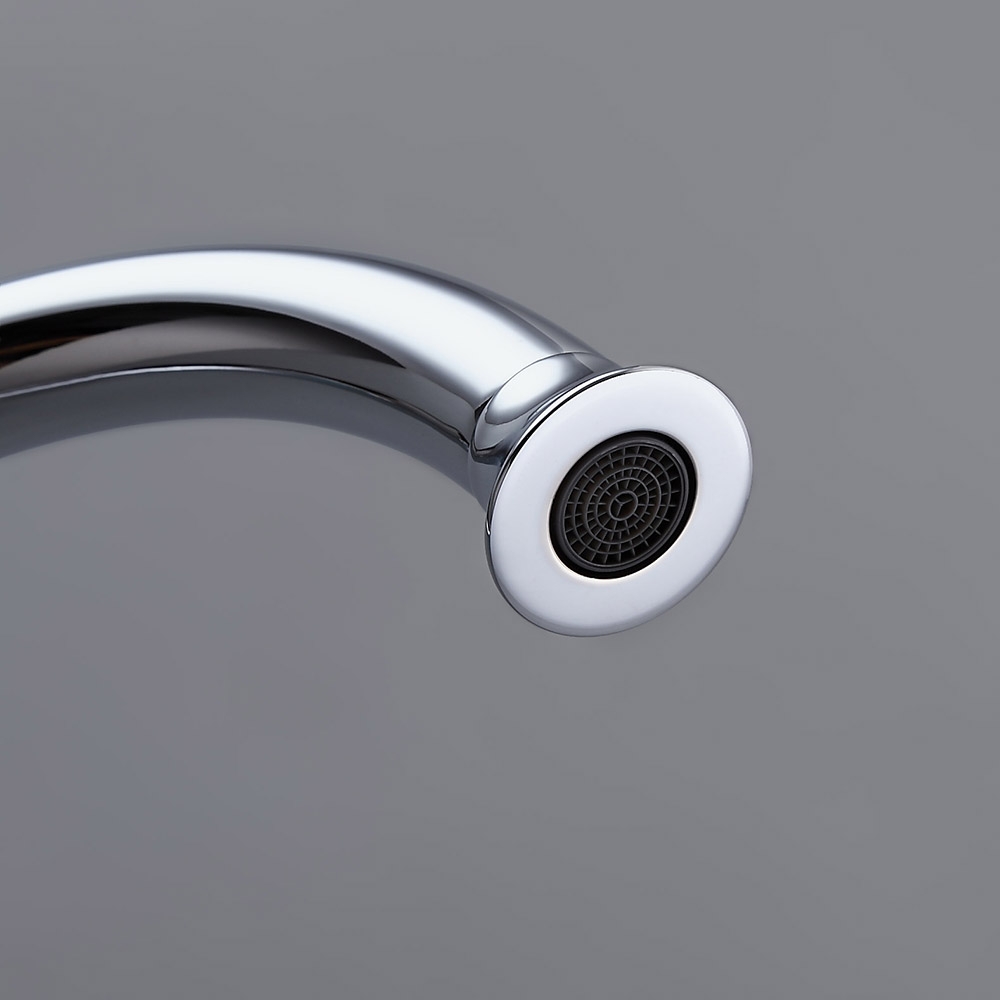 Fairmo Countertop Monoboc Tall Basin Mixer Tap for Bathroom Single Handle Solid Brass window image