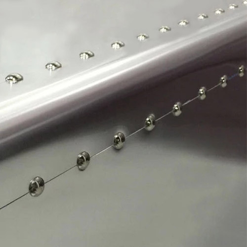 Aviator Coffee Table 47 Inch Rectangular Coffee Table Industrial Loft Aluminum Panel Table window image