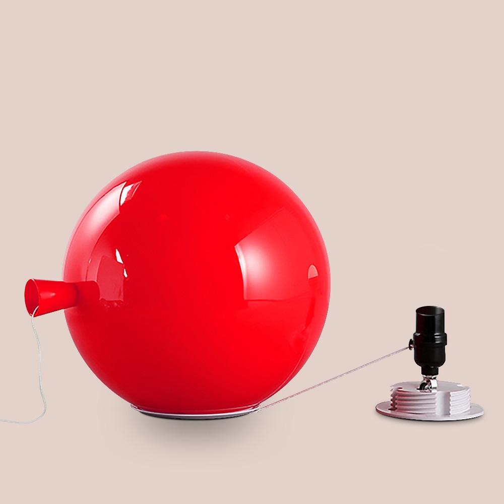 Story Applique Mural 1-Ampoule Rouge Coloré Moderne Ballon Petit image de fenêtre