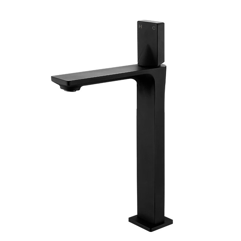 Utop Robinet Moderne Monobloc 1-Poignée Mitigeur de Lavabo de Salle de Bains en Laiton Massif image de fenêtre