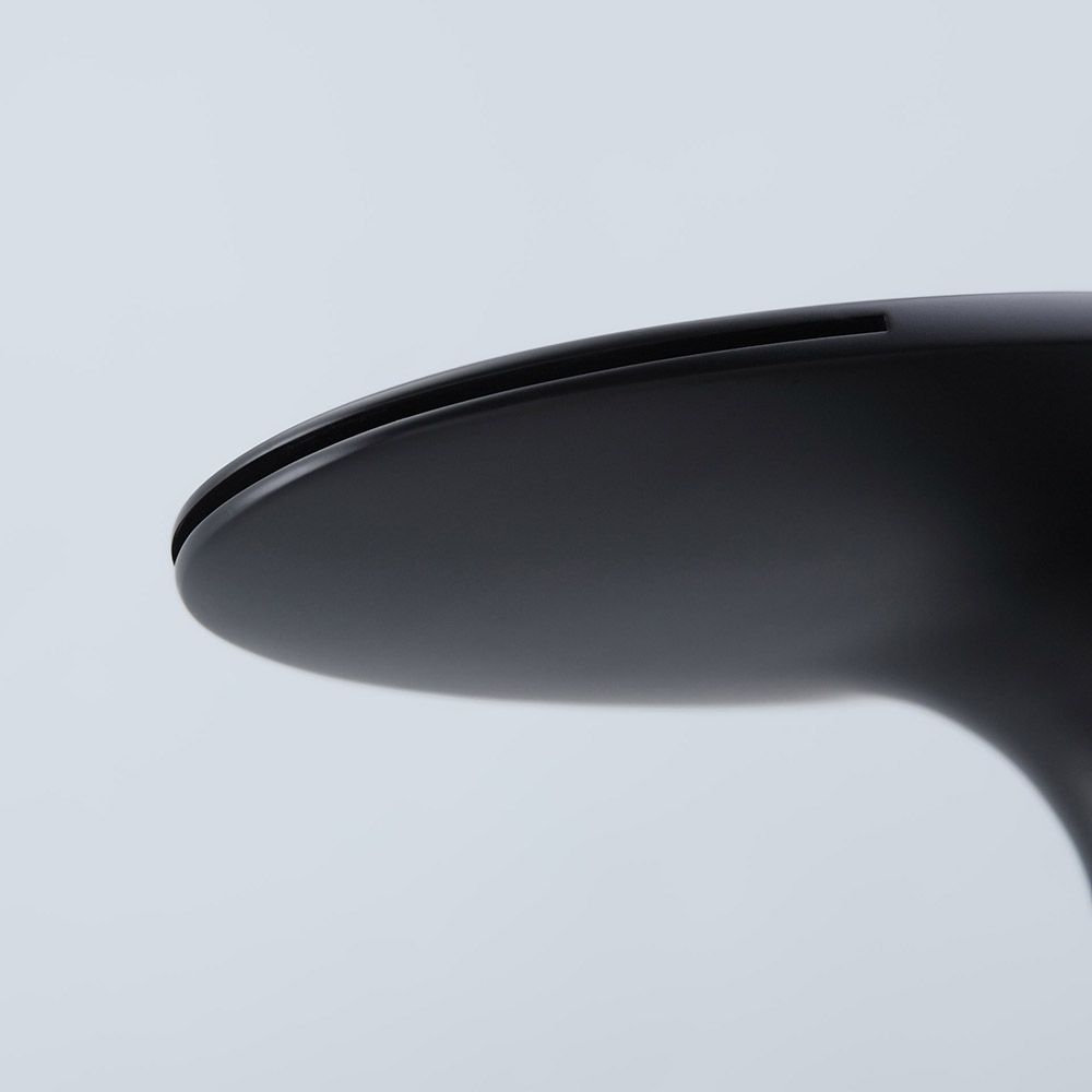 Pene Contemporain Laiton Massif Bec Cascade Bec simple poignée un trou Noir Robinet d'évier de salle de bain image de fenêtre