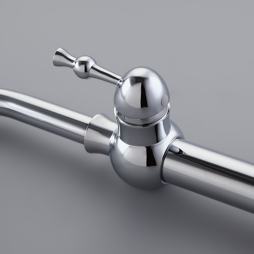 Fairmo Countertop Monoboc Tall Basin Mixer Tap for Bathroom Single Handle Solid Brass window image