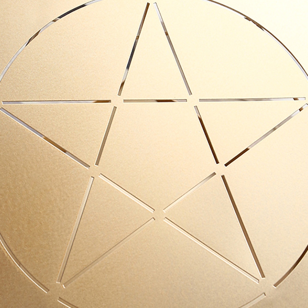 Modern Metal End Table with Storage Shelf Round Tabletop Gold window image