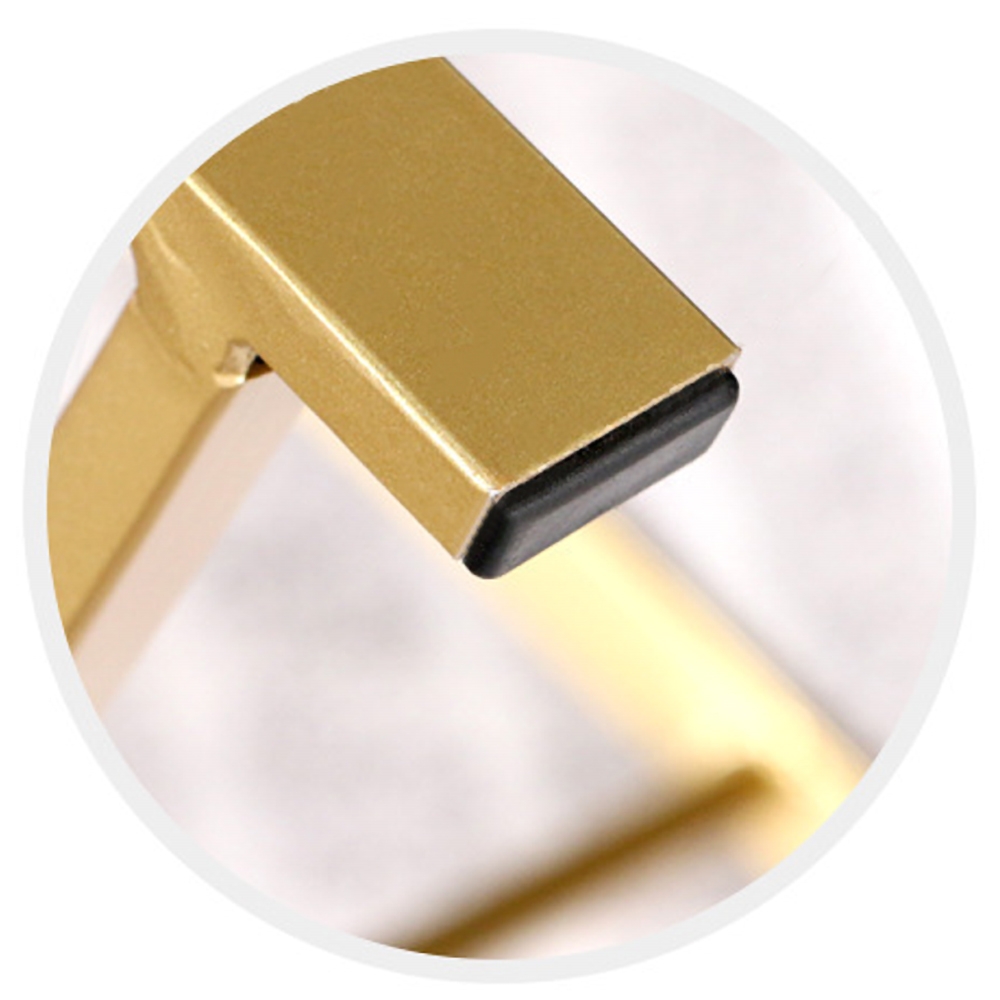 Modern Round Coffee Table Set of 2 with Marble Tabletop Metal Legs window image